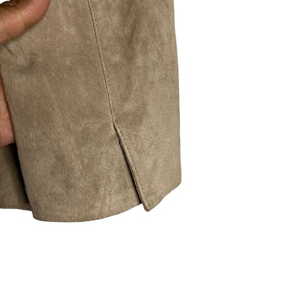 Guillaume Women's 100% Genuine Leather Notch Lapel Blazer Jacket - Picture 9 of 10